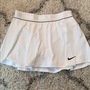 Nike white tennis skirt